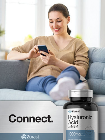 Hyaluronic Acid with MSM 1000mg per serving | 120 Capsules